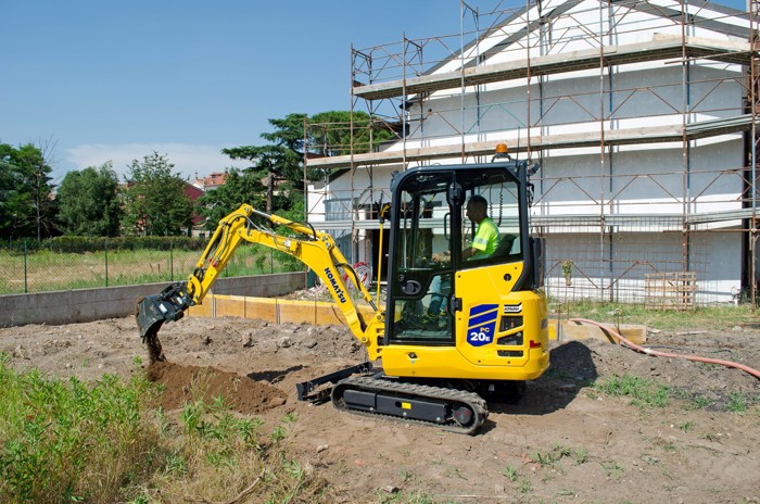 Komatsu PC33E-6 Elektro-Minibagger Komatsu PC33E-6 Elektro-Minibagger